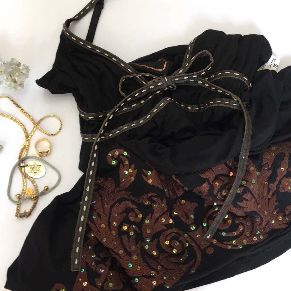 "Soul Revival  Little Black Dress S/M Embroiderer